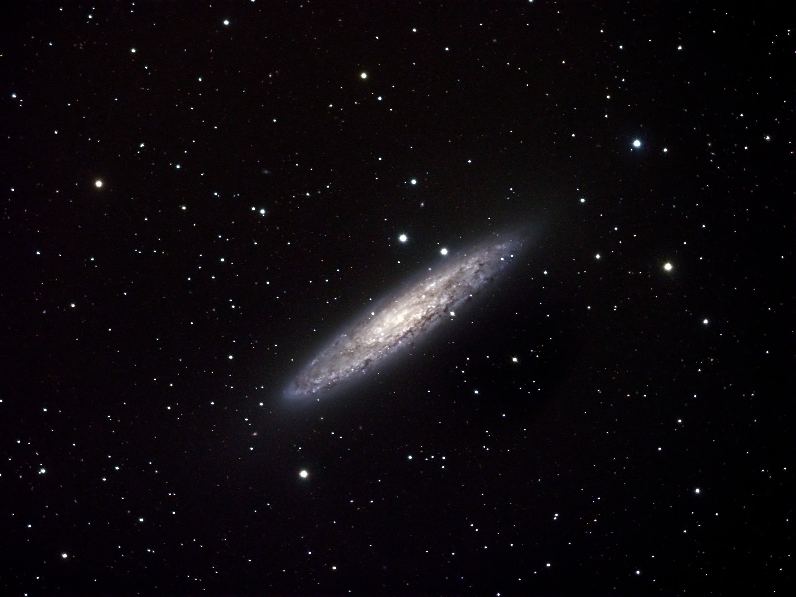 An LRGB image of NGC253, the Sculptor Galaxy